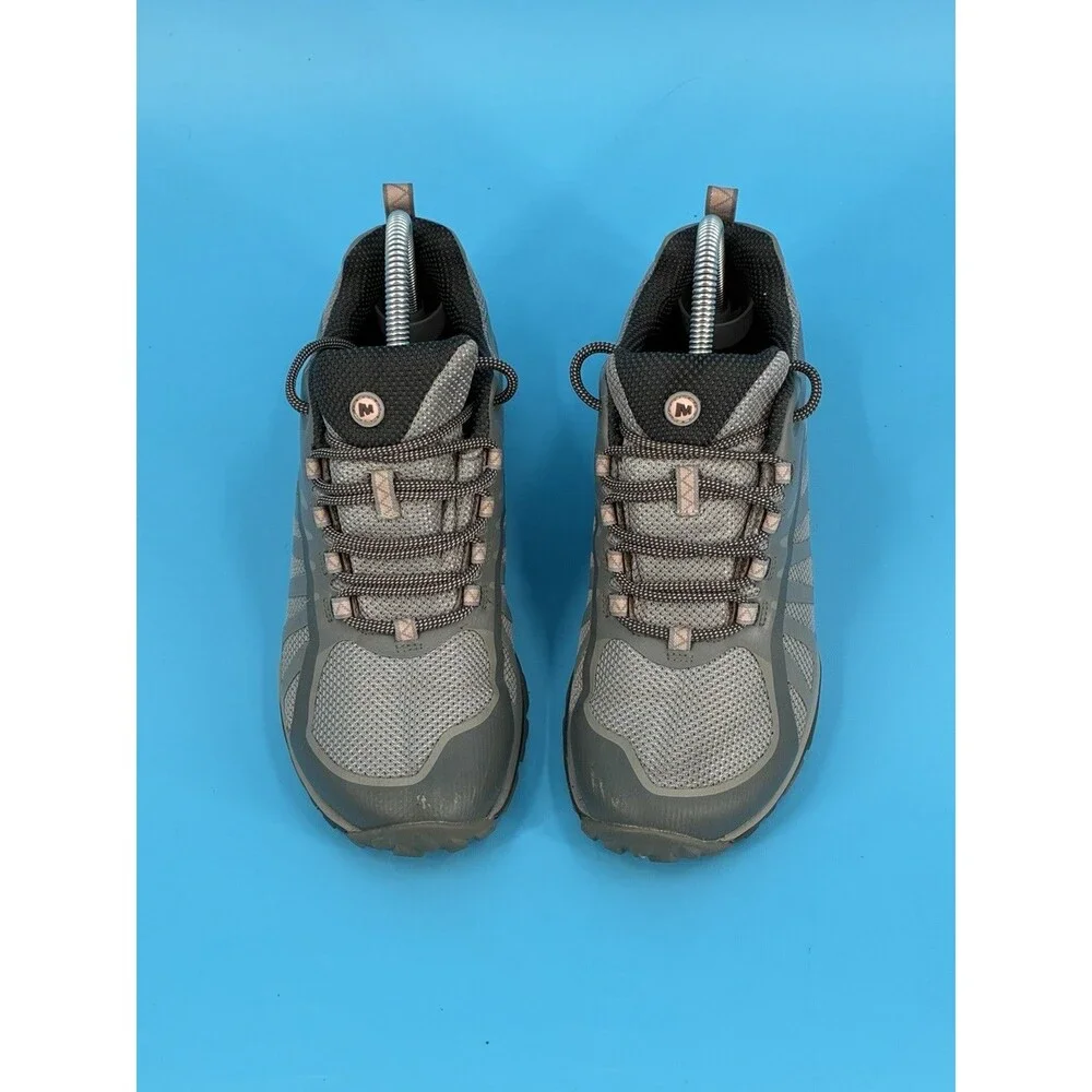 Merrell Siren Edge Q2 Waterproof Women’s Hiking Shoes Gray Pink Size 8